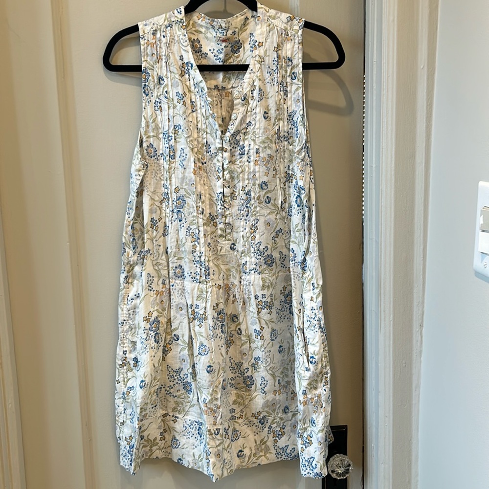 Faherty linen dress size L